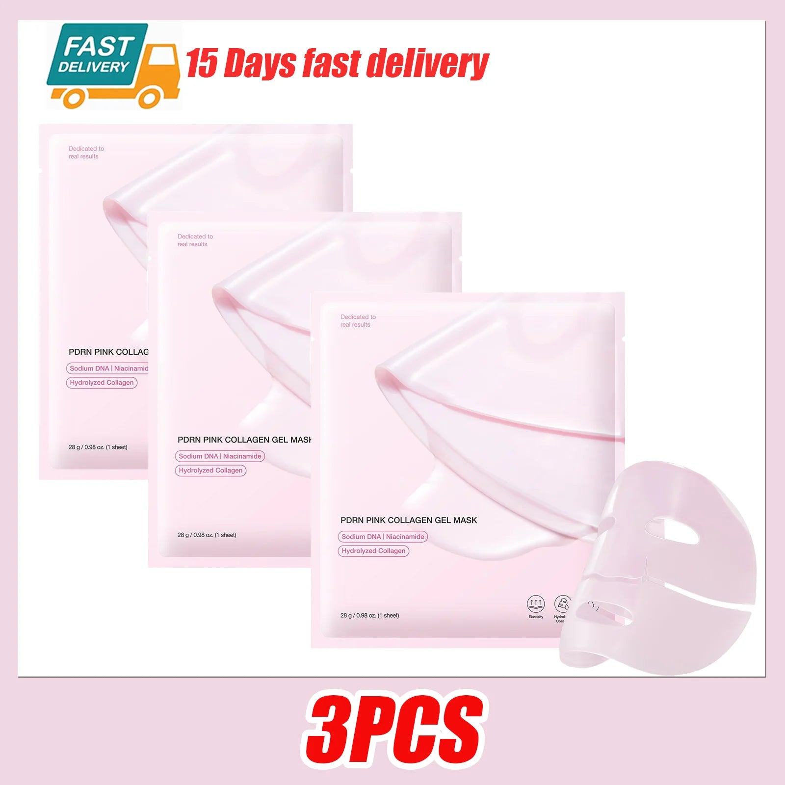 Overnight Collagen Mask Salmon DNA PDRN Face Mask For Glass Glow Skin Elasticity Hydrating Firming Smooth korean Skincare