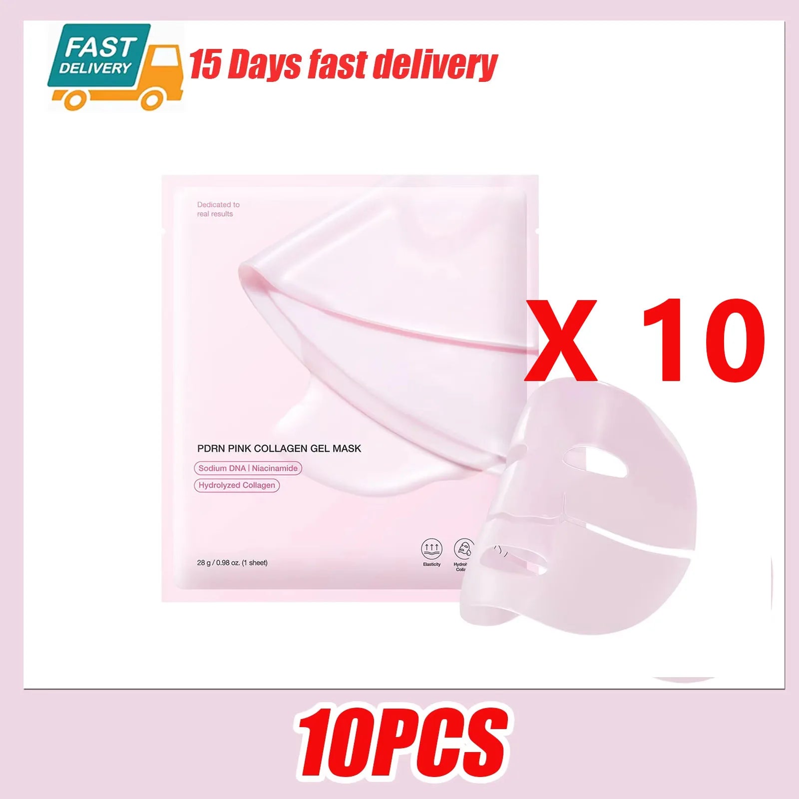 Overnight Collagen Mask Salmon DNA PDRN Face Mask For Glass Glow Skin Elasticity Hydrating Firming Smooth korean Skincare